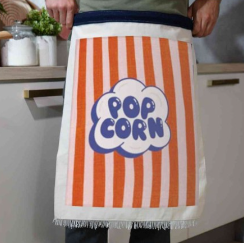 Tablier tableau Pop corn - Cookut