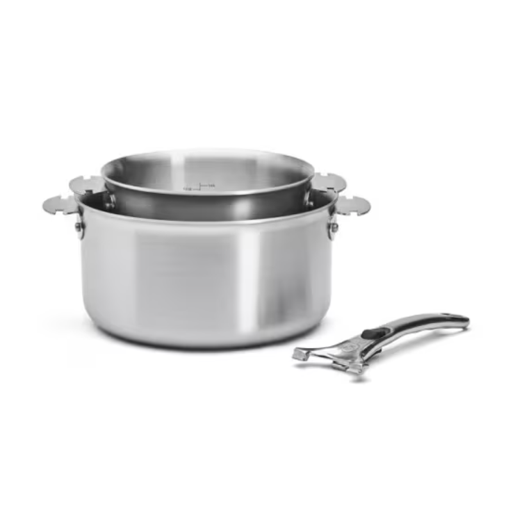 Batterie 2 casseroles + poignée Alchimy Loqy - De Buyer