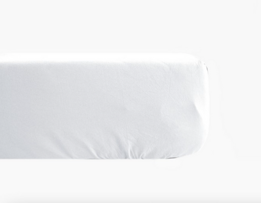 Drap housse 90x190x35 cm Manoir Neige - Vent du Sud
