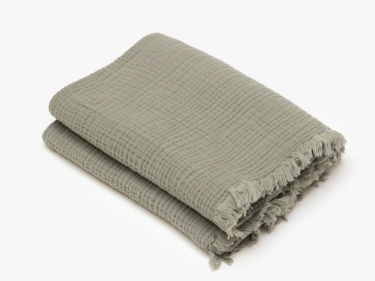 Fouta-plaid 95x180 cm kea - Vent du sud