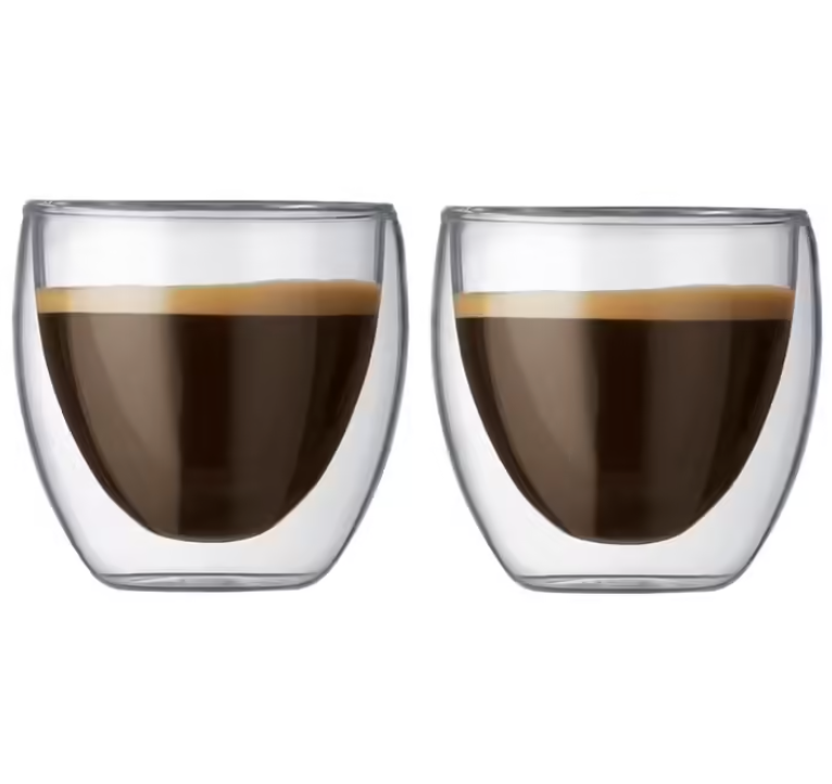 Set de 2 tasses double paroi Pavina 8 cl - Bodum