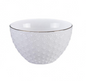 Bol white gold 11,4 x 6 cm - Tokyo Design