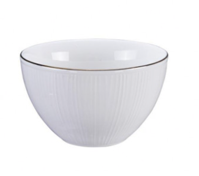 Bol white gold 11,4 x 6 cm - Tokyo Design