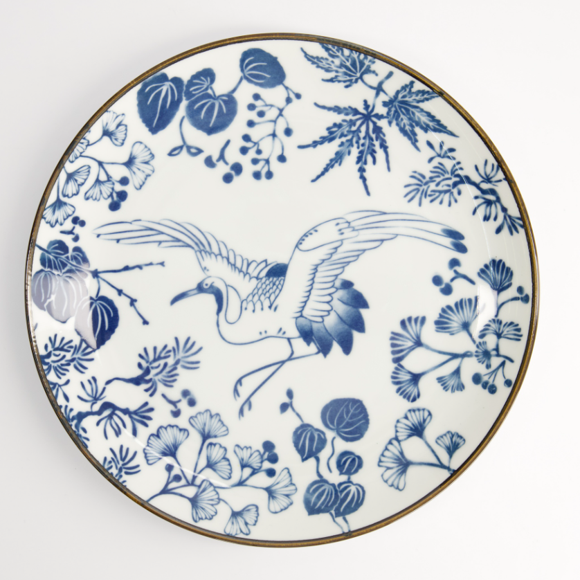 Assiette plate Grue 25,7cm - Tokyo Design Studio