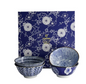 Coffret de 4 bols bleu et blanc - Tokyo Design Studio