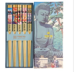 Coffret de 5 paire de baguette - Tokyo Design Studio