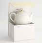 Coffret théière Nippon White Gold Lines 600 ml – Tokyo Design Studio