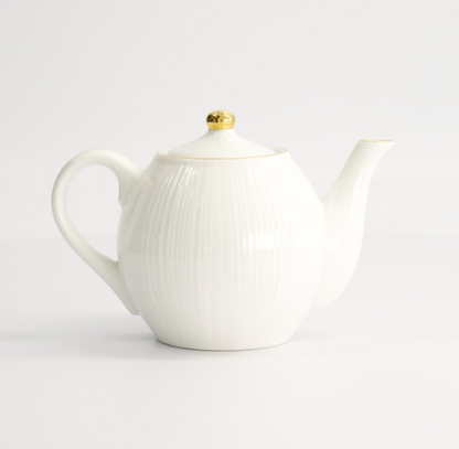 Coffret théière Nippon White Gold Lines 600 ml – Tokyo Design Studio