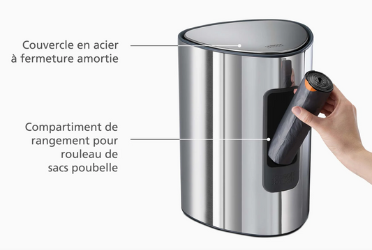 Poubelle à  pédale easystore 5L - Joseph Joseph
