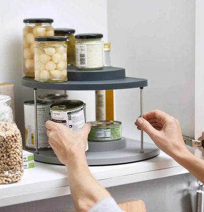 Organisateur Rotatif à 2 Niveaux pour Placard de Cuisine CupboardStore™ - Joseph Joseph