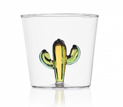 Verre cactus vert/ambre - Ichendorf