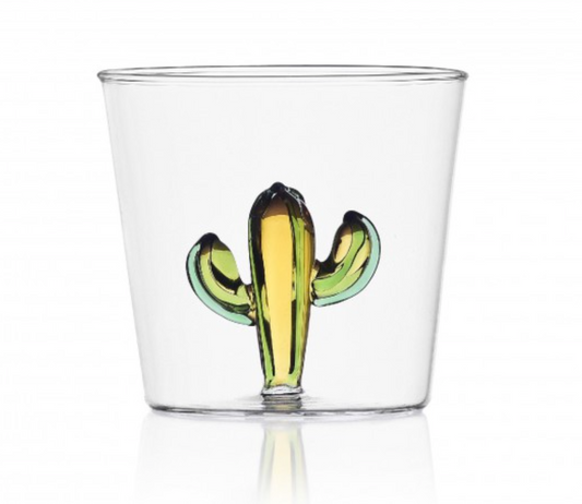Verre cactus vert/ambre - Ichendorf
