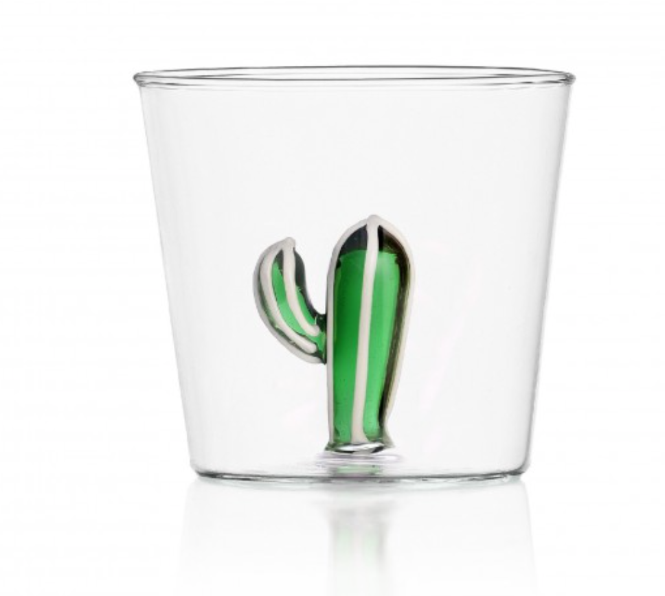 Verre cactus vert/ambre - Ichendorf