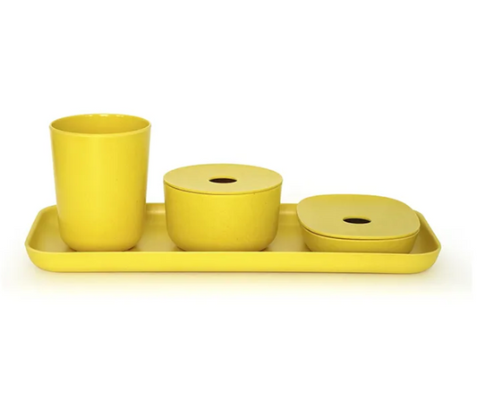 Set salle de bain jaune - EKOBO