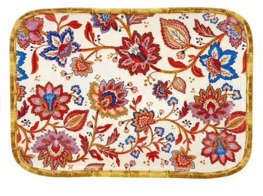 Plateau rectangulaire Jaipur - Les jardins de la comtesse
