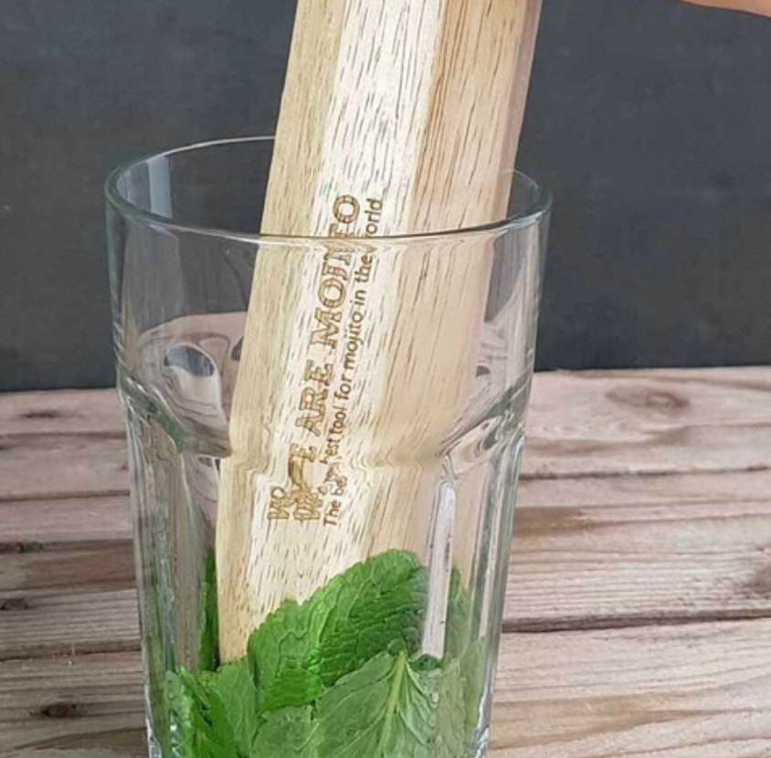 Pilon doseur à mojito en bambou 4 en 1 - Cookut