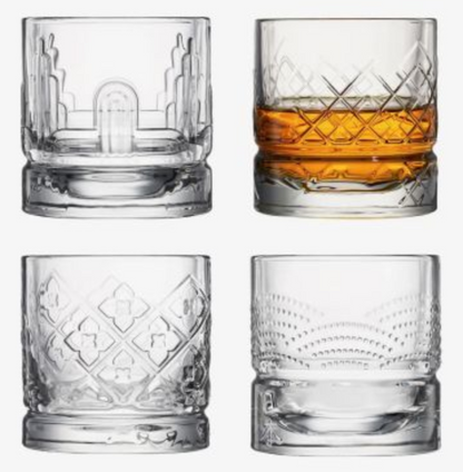 Set de 4 gobelets whisky dandy - La Rochère