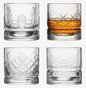 Set de 4 gobelets whisky dandy - La Rochère