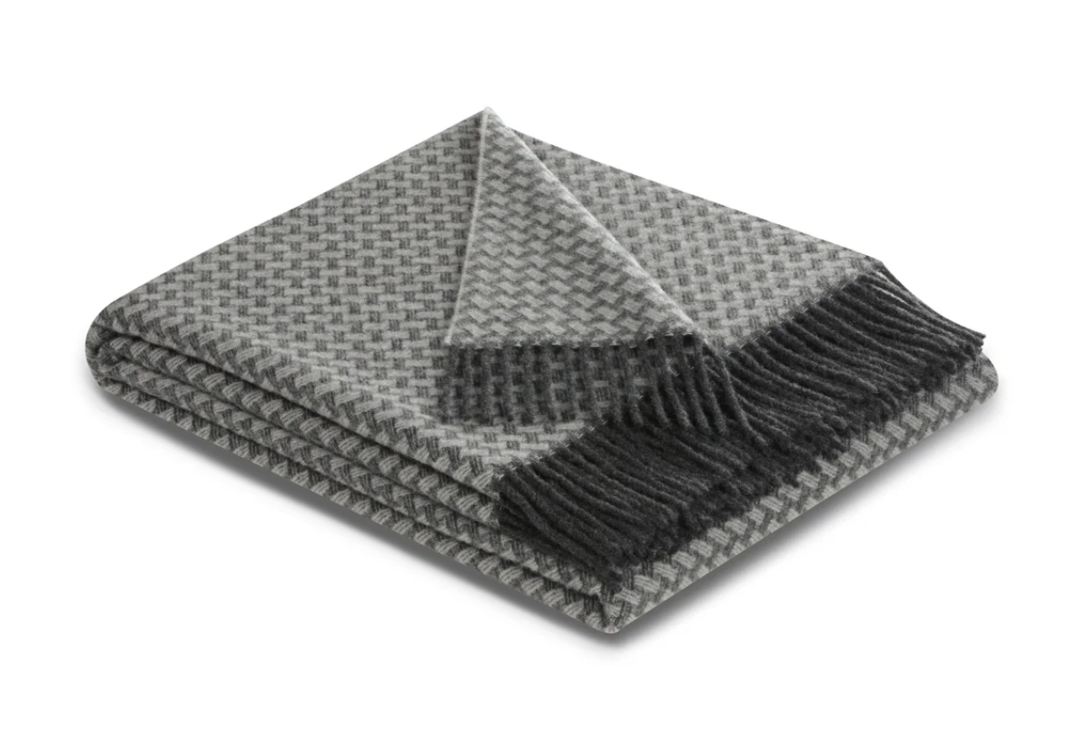 Plaid vivo anthracite 130 x 170 cm - Biederlack