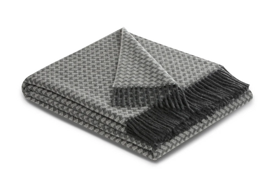 Plaid vivo anthracite 130 x 170 cm - Biederlack