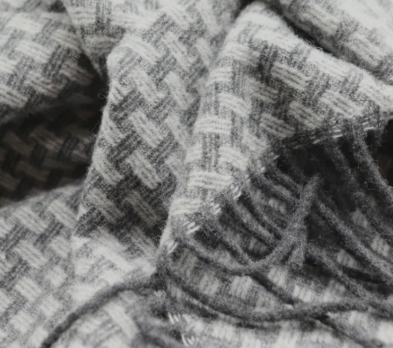 Plaid vivo anthracite 130 x 170 cm - Biederlack