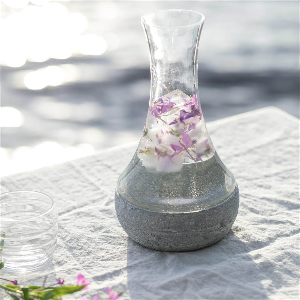 Carafina Hukka Design en situation, fleurs