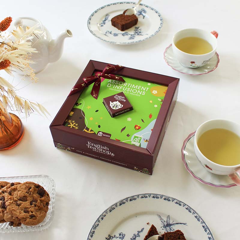 Coffret Assortiment d'infusions Bio 32 sachets - English Tea Shop
