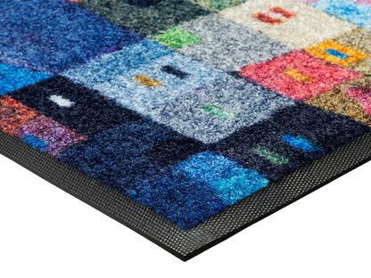 Tapis Colourful Houses 75x190 cm - Wash+Dry