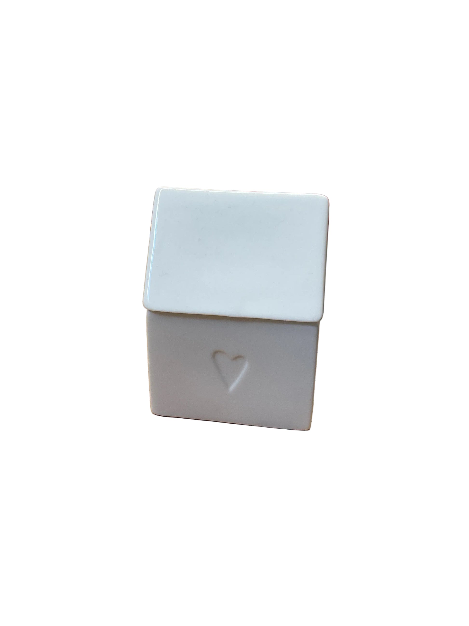 Boîte maison cœur porcelaine Räder