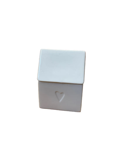 Boîte maison cœur porcelaine Räder