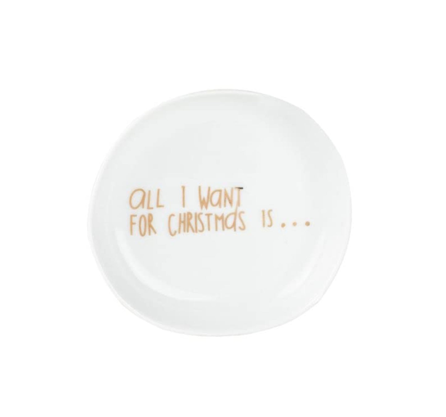 Vide-poche de Noël All I Want Räder porcelaine