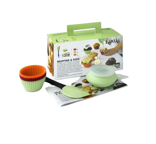Kit pour faire et décoré vos muffins - Lékué