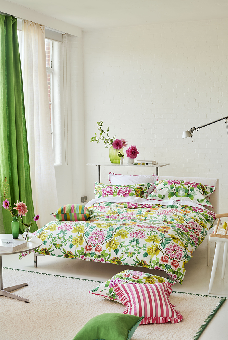 Taie d'oreiller en percale de coton Eleonora - Designers Guild