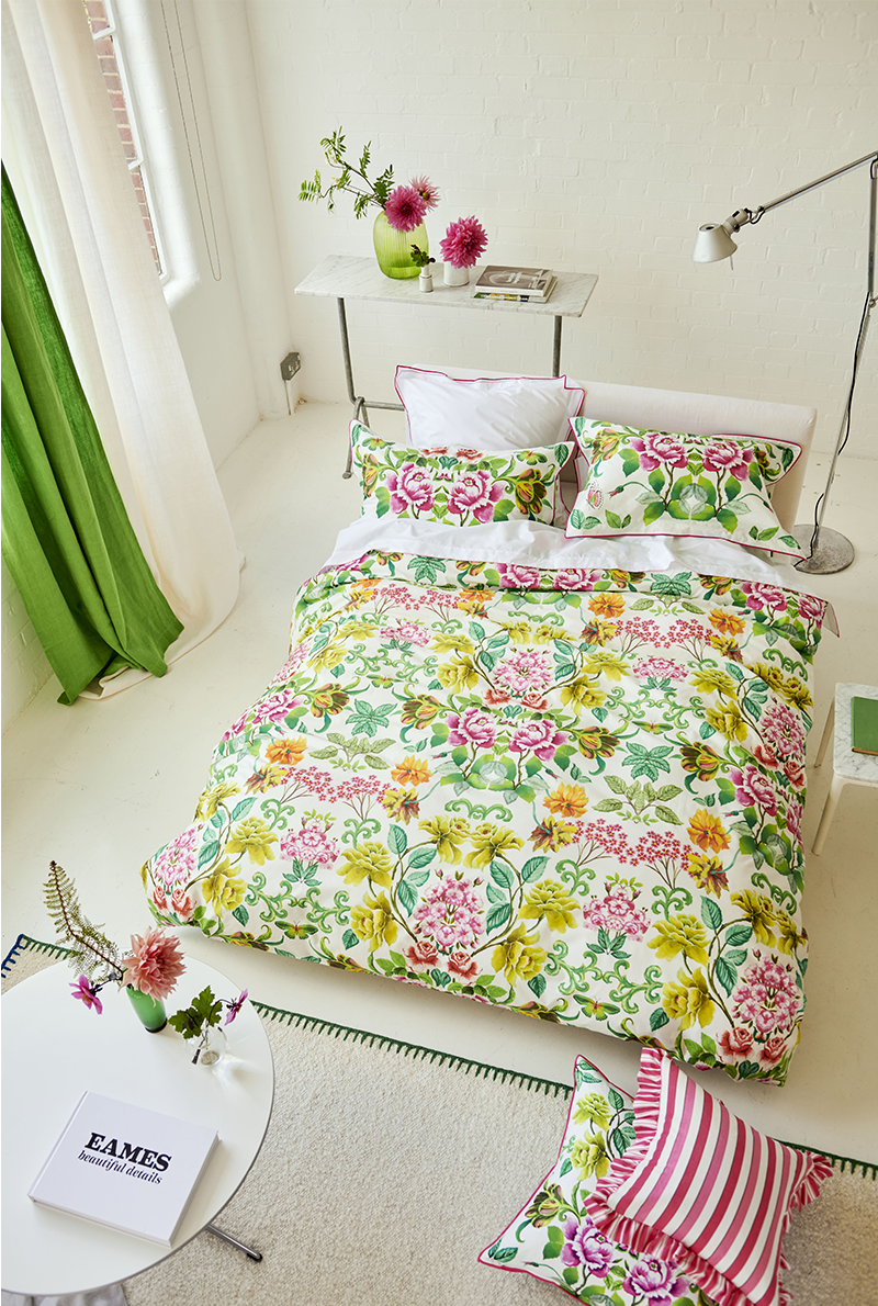 Housse de couette en percale de coton Eleonora - Designers Guild