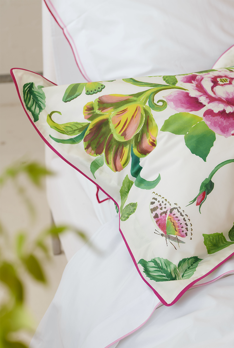 Housse de couette en percale de coton Eleonora - Designers Guild