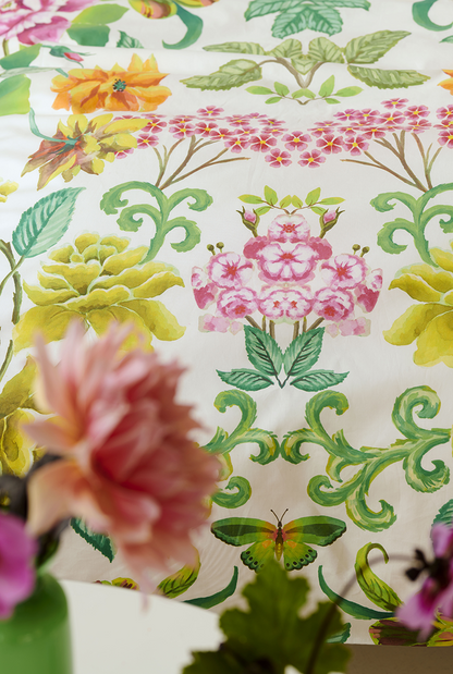 Housse de couette en percale de coton Eleonora - Designers Guild