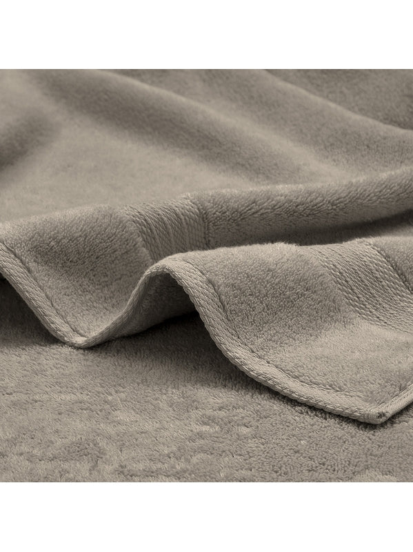 Drap de douche Elea chataignes beige 70x140 cm en coton moelleux 550 g/m²