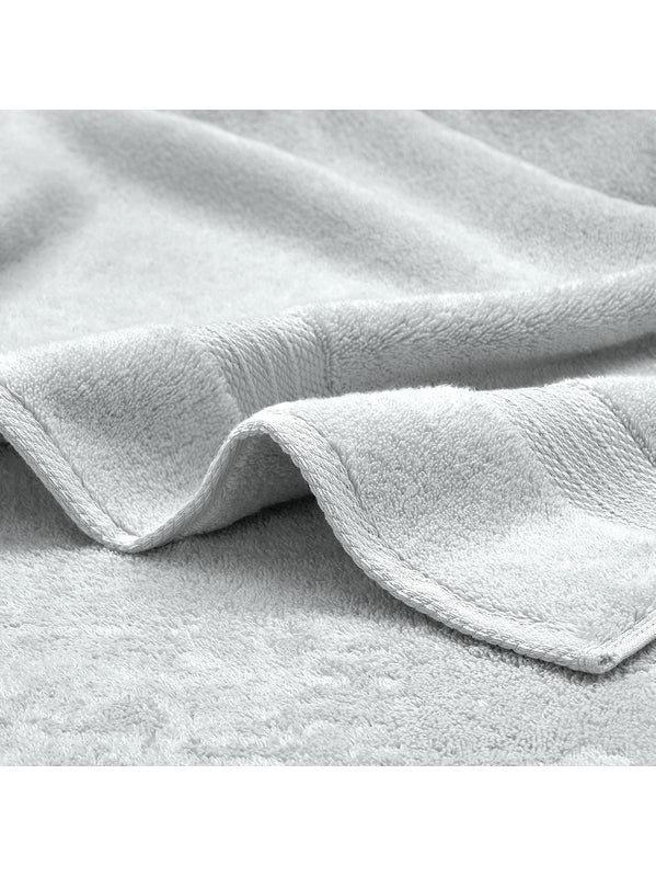 Drap de douche Elea Nuage en coton gris nuage 70x140 cm