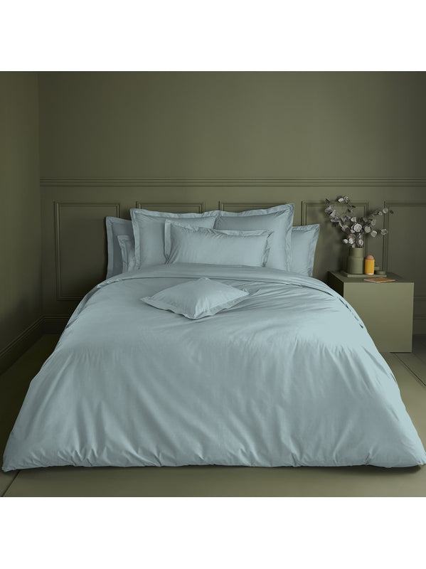 DRAP HOUSSE B30 LA PERCALE FRANCAISE BLEU AQUA