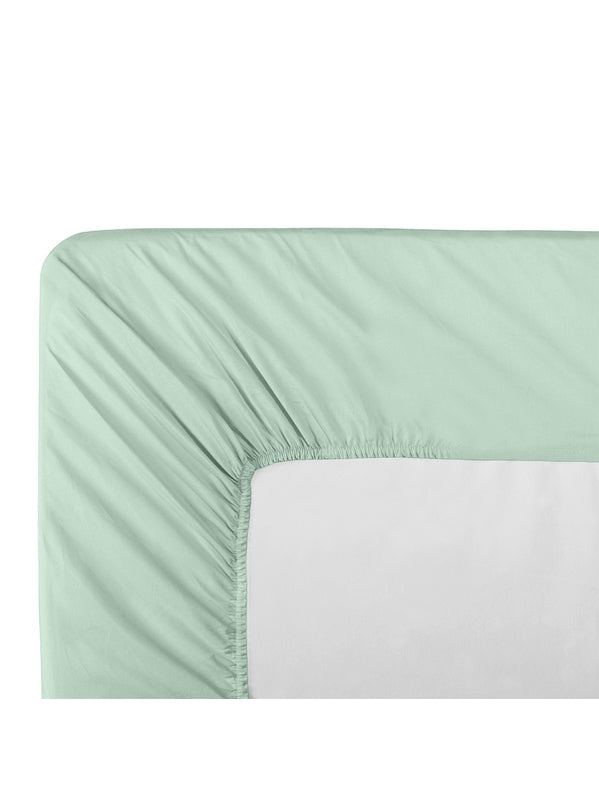 DRAP HOUSSE B30 LA PERCALE FRANCAISE GIVRE