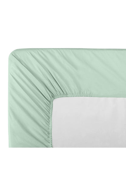 DRAP HOUSSE B30 LA PERCALE FRANCAISE GIVRE