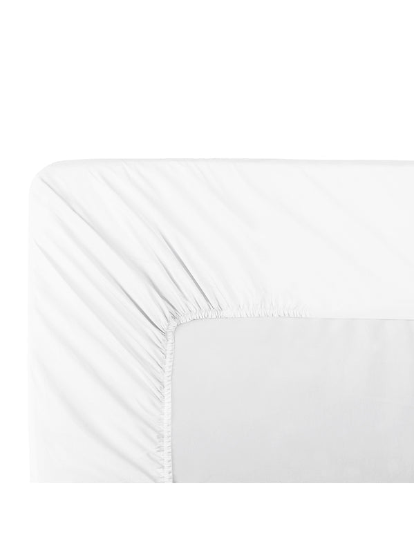 DRAP HOUSSE B30 LA PERCALE FRANCAISE NEIGE