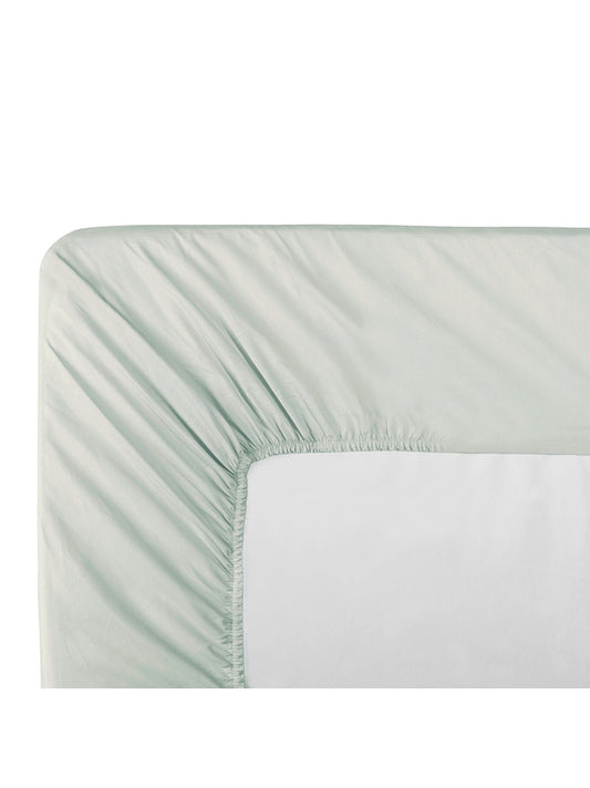 Drap-housse et taies Olana Jade - coloris vert jade