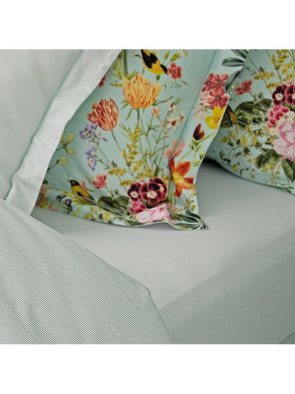 DRAP HOUSSE B35 PRIMAVERA VERT D EAU