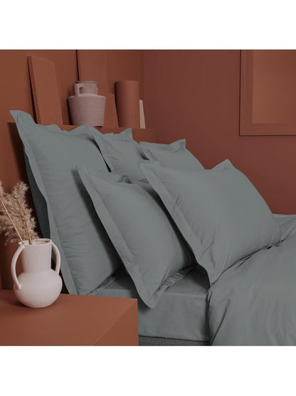 DRAP HOUSSE DUO OLANA ACIER