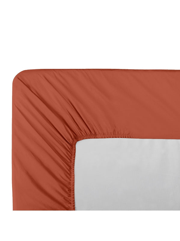 DRAP HOUSSE DUO OLANA ROUILLE