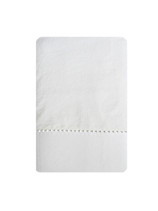 DRAP PLAT ALULA BLANC