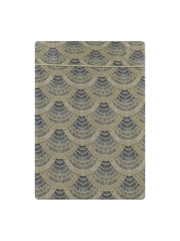 DRAP PLAT EVENTAILS ARGILE