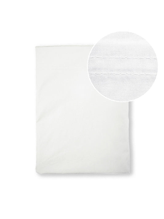 Drap plat Giulia blanc 270 X 300 - Garnier-Thiebaut