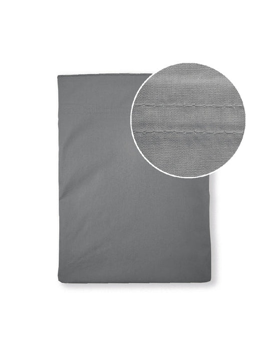 DRAP PLAT LA PERCALE FRANCAISE ACIER
